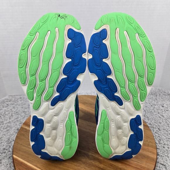 New Balance Mens 9EE Wide 2E Fresh Foam 680v8 Blue Oasis Lime Leaf Running Shoe - Picture 8 of 12